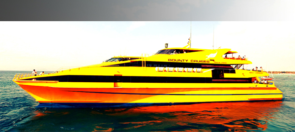 bounty cruise, cruise to lembongan, lembongan transfer, lembongan fast boat